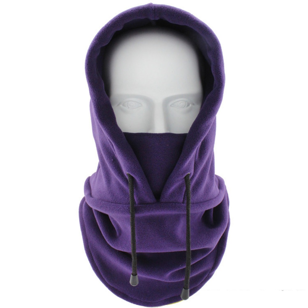 Full Face Ski Mask Caps Women Fashion Polar Fleece Balaclava Windproof Winter Hat Winter Warmer 13
