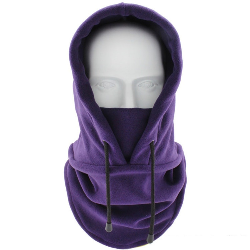 Full Face Ski Mask Caps Women Fashion Polar Fleece Balaclava Windproof Winter Hat Winter Warmer 13