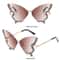 Bling Sunglasses For Women Rhinestone Butterfly Purple Diamond Shades 1