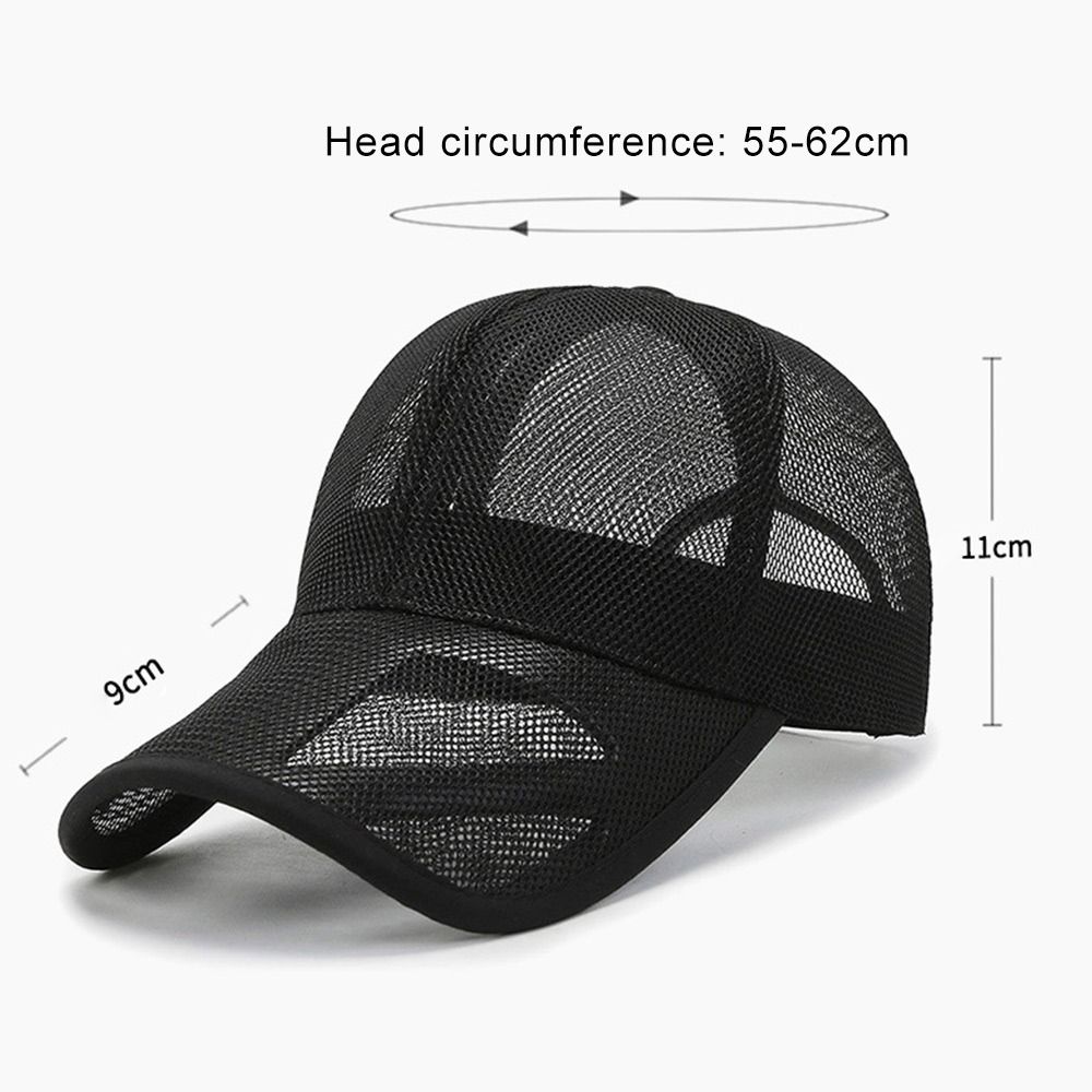 Sunscreen Hats Quick Dry Full Mesh Baseball Cap Summer Fashion Men Women Protection Caps