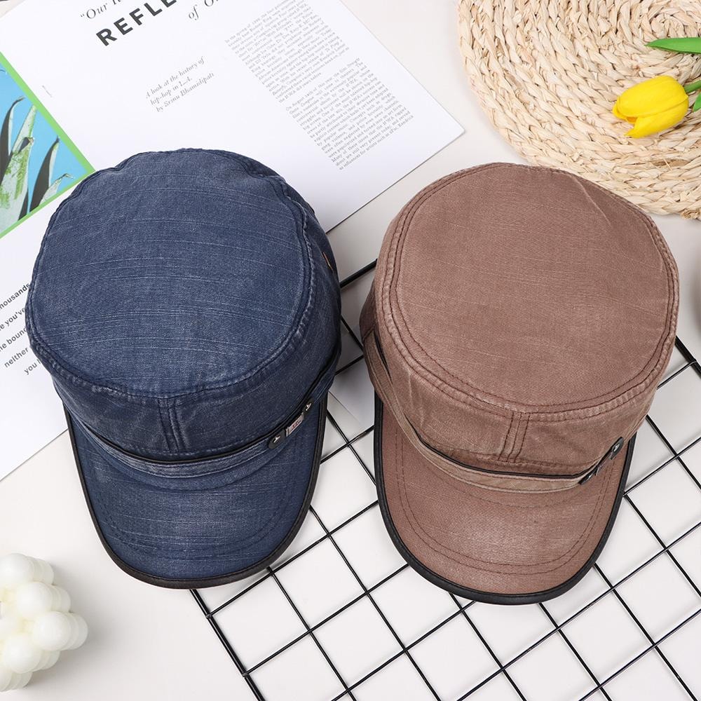 Sun Cap Hat Cadet Men Cotton Breathable Baseball Cap For Summer 2