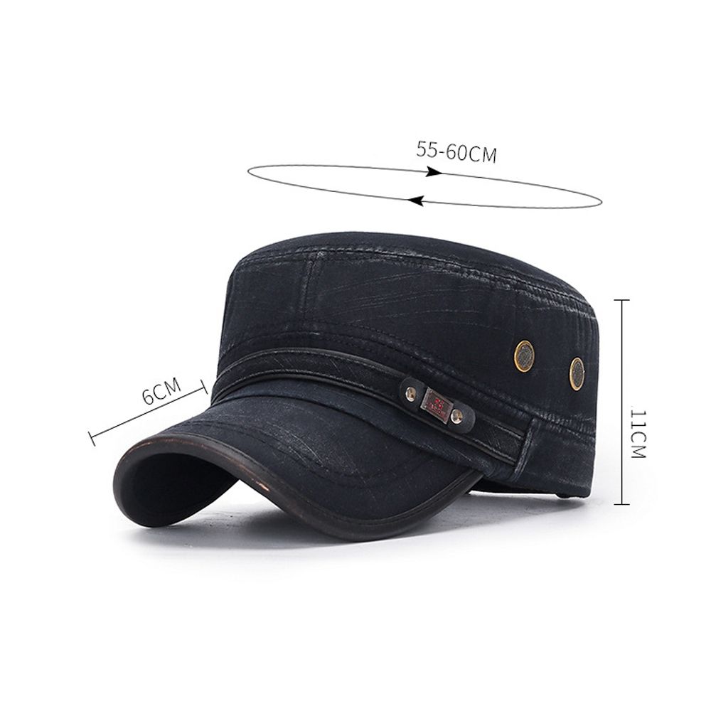 Sun Cap Hat Cadet Men Cotton Breathable Baseball Cap For Summer 4