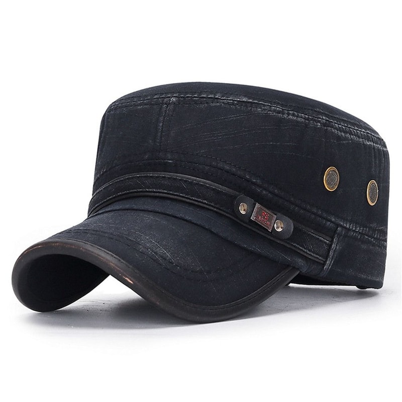 Sun Cap Hat Cadet Men Cotton Breathable Baseball Cap For Summer 7