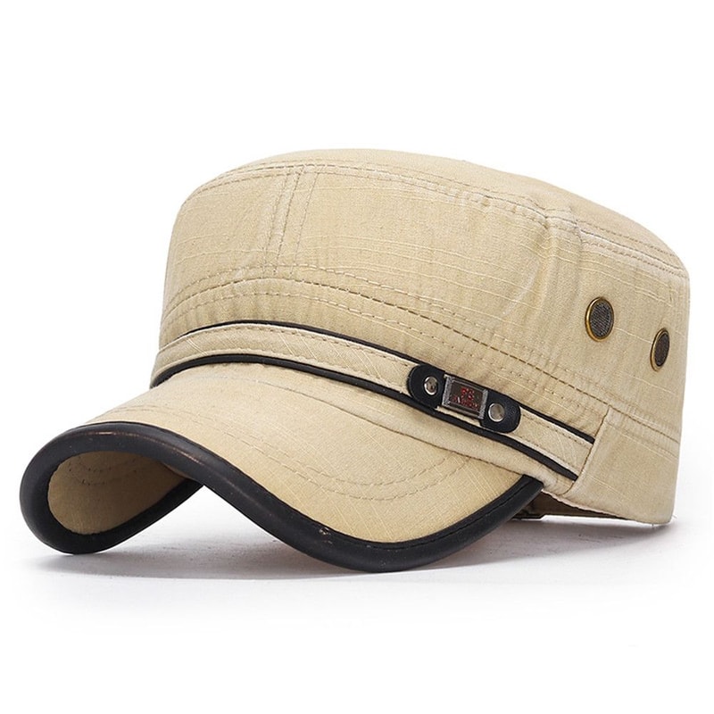 Sun Cap Hat Cadet Men Cotton Breathable Baseball Cap For Summer 10