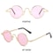 Colorful Hippie Sun Glasses, Protection Small Round Shades for Men & Women