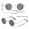 Colorful Hippie Sun Glasses, Protection Small Round Shades for Men & Women