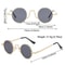 Colorful Hippie Sun Glasses, Protection Small Round Shades for Men & Women