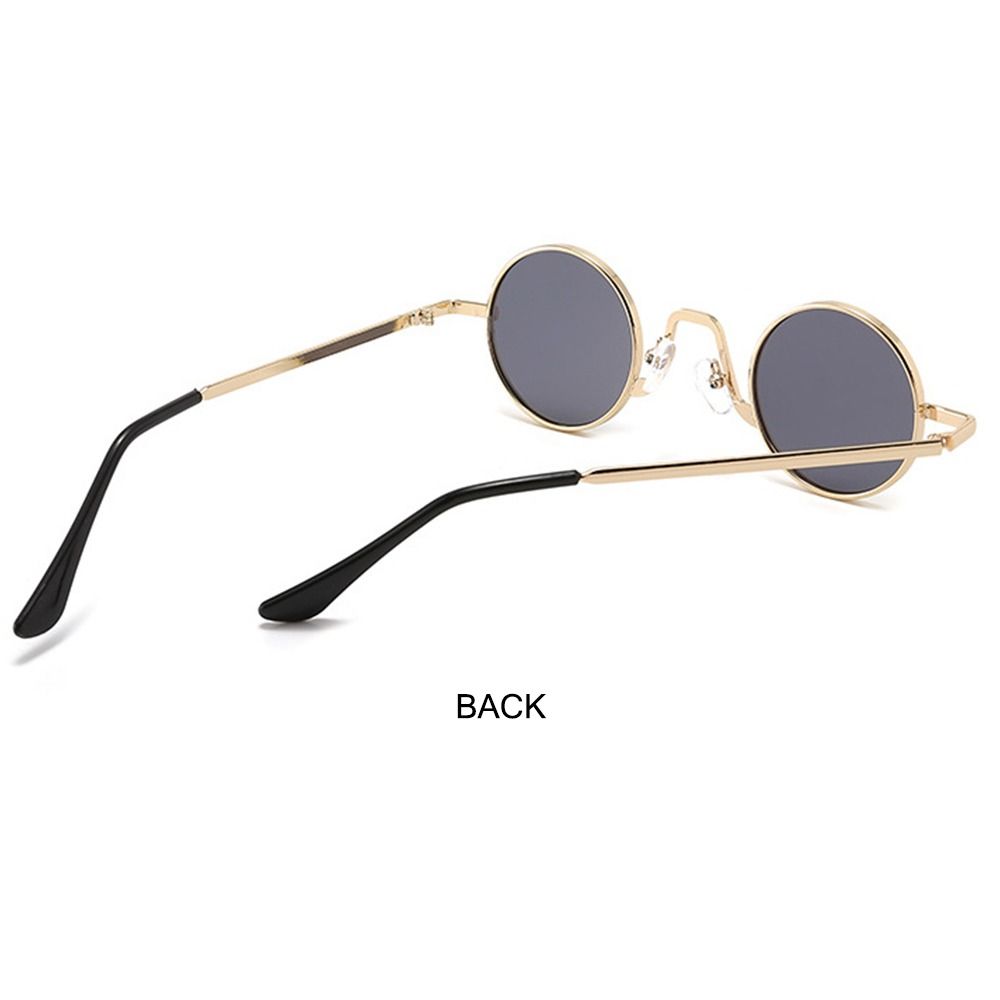 Colorful Hippie Sun Glasses, Protection Small Round Shades for Men & Women