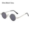 Colorful Hippie Sun Glasses, Protection Small Round Shades for Men & Women