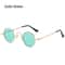 Colorful Hippie Sun Glasses, Protection Small Round Shades for Men & Women