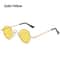 Colorful Hippie Sun Glasses, Protection Small Round Shades for Men & Women