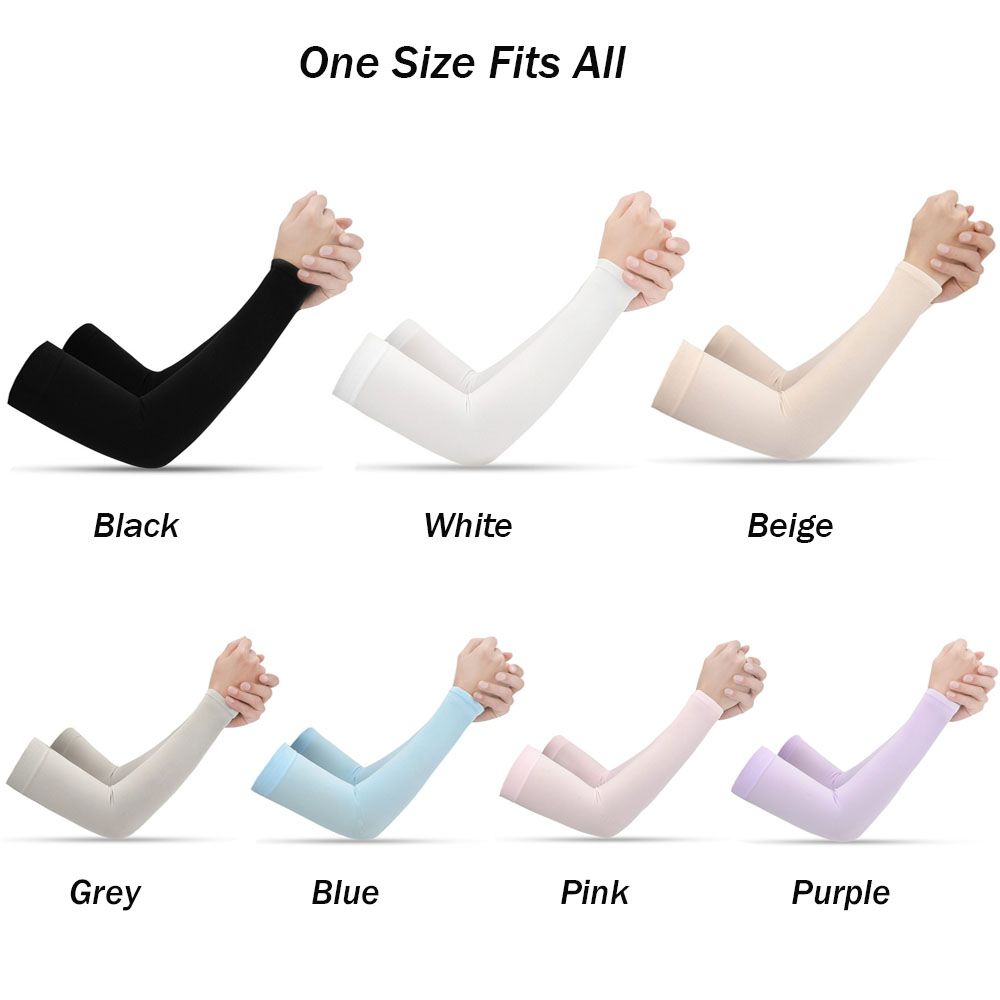 Outdoor Sport Arm Sleeves, Exposed Thumb Cooling Sleeve, Sun Protection for Running, Fishing, Cycling