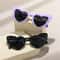 Vintage HeartShaped Sunglasses UV Protection Pink Fashion Cycling Goggles Irregular Street Shades 1