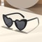 Vintage HeartShaped Sunglasses UV Protection Pink Fashion Cycling Goggles Irregular Street Shades 2