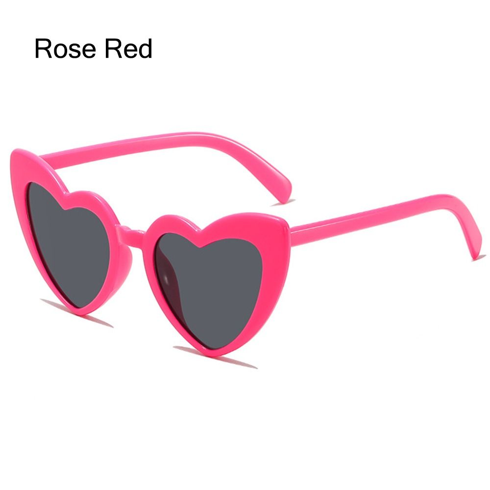 Vintage HeartShaped Sunglasses UV Protection Pink Fashion Cycling Goggles Irregular Street Shades 10
