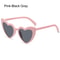 Vintage HeartShaped Sunglasses UV Protection Pink Fashion Cycling Goggles Irregular Street Shades 12