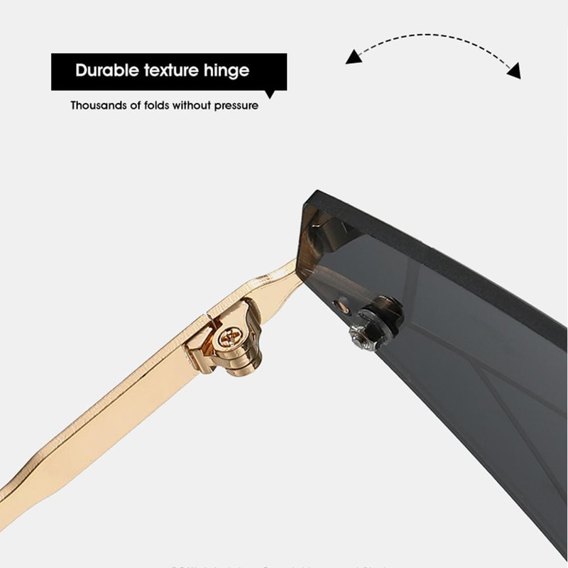 Rimless Sun Glasses for Women, Diamond Shaped Eyewear, Halloween Glasses, Triangle Prom Sunglasses, Cycling Shades