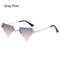 Rimless Sun Glasses for Women, Diamond Shaped Eyewear, Halloween Glasses, Triangle Prom Sunglasses, Cycling Shades