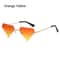 Rimless Sun Glasses for Women, Diamond Shaped Eyewear, Halloween Glasses, Triangle Prom Sunglasses, Cycling Shades