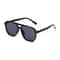 Retro Travel Cycling Sunglasses, New Punk Square Frame, Anti-UV Black Shades Glasses