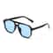 Retro Travel Cycling Sunglasses, New Punk Square Frame, Anti-UV Black Shades Glasses