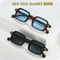 Square Sunglasses with Rivets Decoration, Retro Gradient Men Sun Glasses, Outdoor Protection