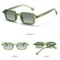 Square Sunglasses with Rivets Decoration, Retro Gradient Men Sun Glasses, Outdoor Protection
