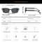 Square Sunglasses with Rivets Decoration, Retro Gradient Men Sun Glasses, Outdoor Protection