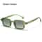 Square Sunglasses with Rivets Decoration, Retro Gradient Men Sun Glasses, Outdoor Protection