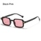 Square Sunglasses with Rivets Decoration, Retro Gradient Men Sun Glasses, Outdoor Protection