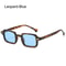 Square Sunglasses with Rivets Decoration, Retro Gradient Men Sun Glasses, Outdoor Protection