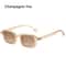 Square Sunglasses with Rivets Decoration, Retro Gradient Men Sun Glasses, Outdoor Protection