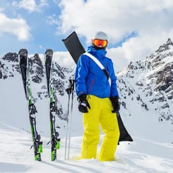 portable ski device organizer, waterproof snowboard bag adjustable, polyester ski carrier