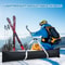 Portable Ski Device Organizer, Waterproof Snowboard Bag Adjustable, Polyester Ski Carrier