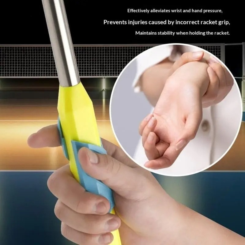 Improve Skills with Universal Badminton Grip Aid, Durable Racket Accessory