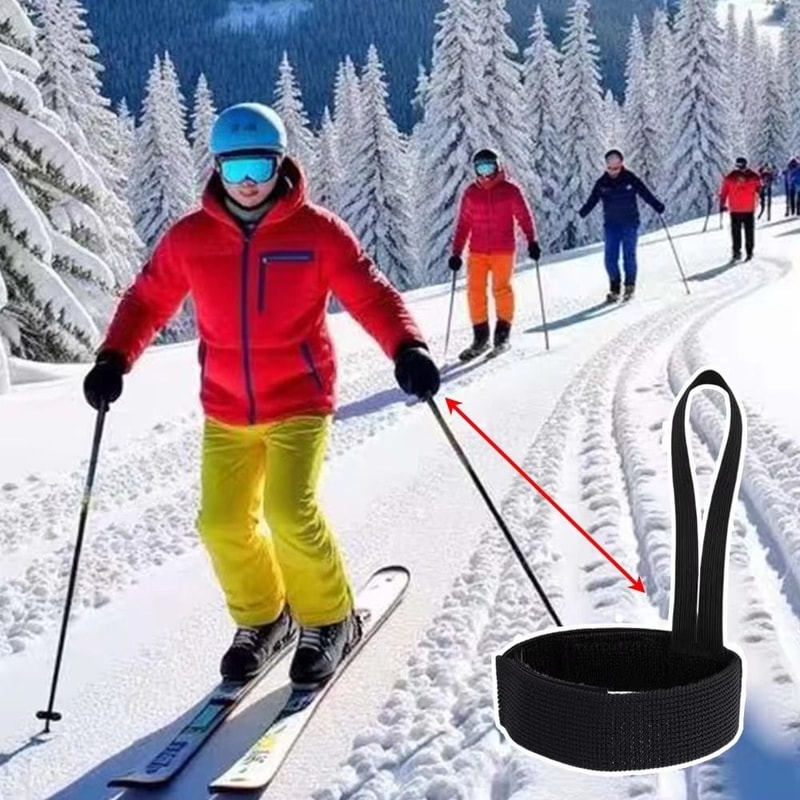 Elastic Ski Glove Wrist Strap, Lightweight Glove Holder, Anti-slip Wrist Leash for Outdoor Sports