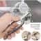 Zinc Alloy Garlic Crusher Kitchen Tools, Stainless Steel Ginger Crusher Peeler Squeezer