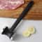 Stainless Steel Heavy Duty Kitchen Meat Tenderizer Hammer, Rubber Grip for Easy Pounding and Tenderizing