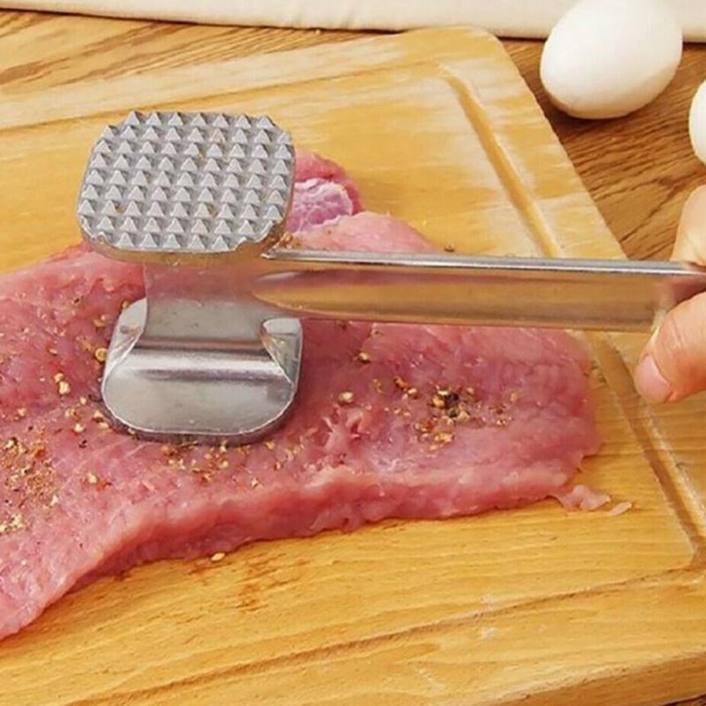 Meat Hammer Alloy Tenderizer Mallet Tool for Pounding Beef Steak Chicken Pork, Kitchen Tool