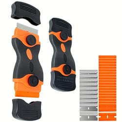 double edge razor scraper, razor blade remover tool for tint, labels, stickers, decals cleaning