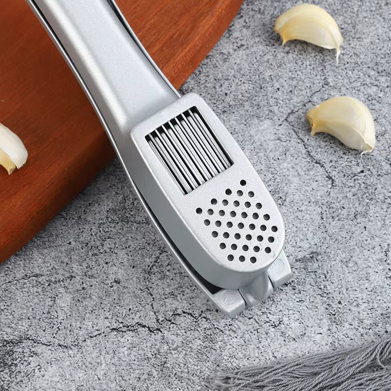 Garlic Masher Creative Aluminum Alloy Garlic Mash Manual Garlic Masher Small Kitchen Tool 2
