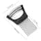Full Grip Stainless Steel Onion Slicer Holder, Vegetable Potato Lemon Cutting Tool, Multipurpose Meat Tenderizer