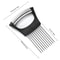 Full Grip Stainless Steel Onion Slicer Holder, Vegetable Potato Lemon Cutting Tool, Multipurpose Meat Tenderizer