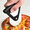 Creative Circular Arc Handle Pizza Cutter, Stainless Steel Pizza Cake Cutter, Kitchen Baking Tool