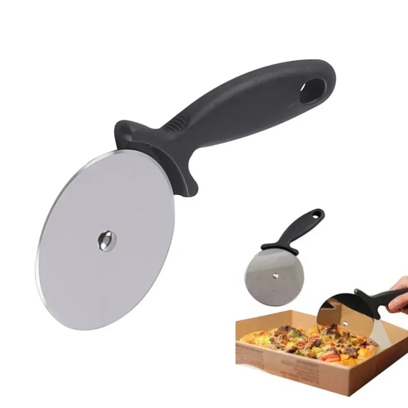 Stainless Steel Pastry Roller, Cutter Pizza Knife, Cookie Cake Roller Wheel, New Pizza Cutters Kitchen Accessories