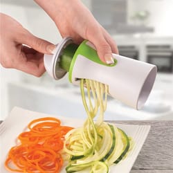 vegetable spiral slicer cutter, heavy duty zucchini pasta noodle maker