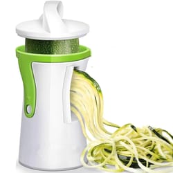 spiralizer vegetable slicer, heavy duty zucchini pasta and noodle cutter