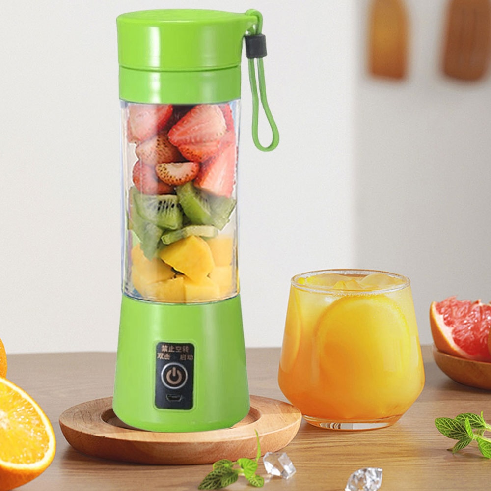 Multifunctional Smoothie Milkshake Maker, Crusher Food Processor with Mini Electric Juicer for Home, Office, Travel