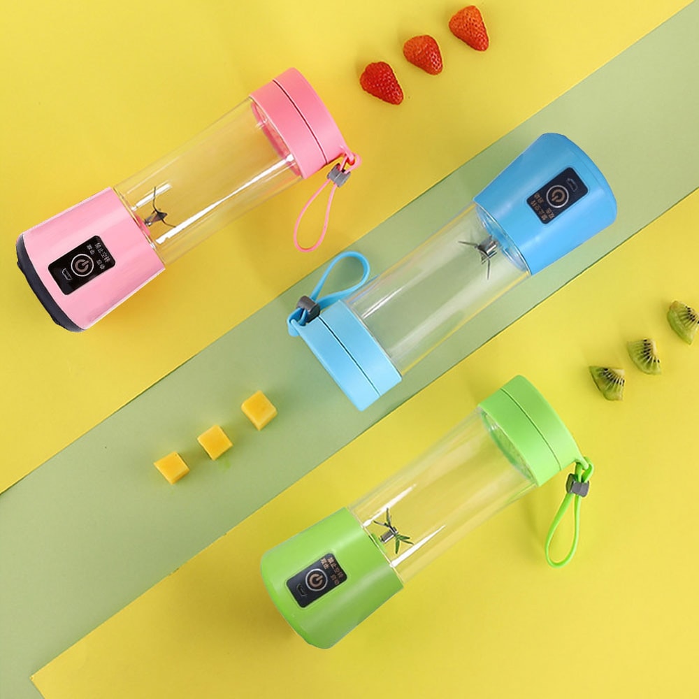 Multifunctional Smoothie Milkshake Maker, Crusher Food Processor with Mini Electric Juicer for Home, Office, Travel