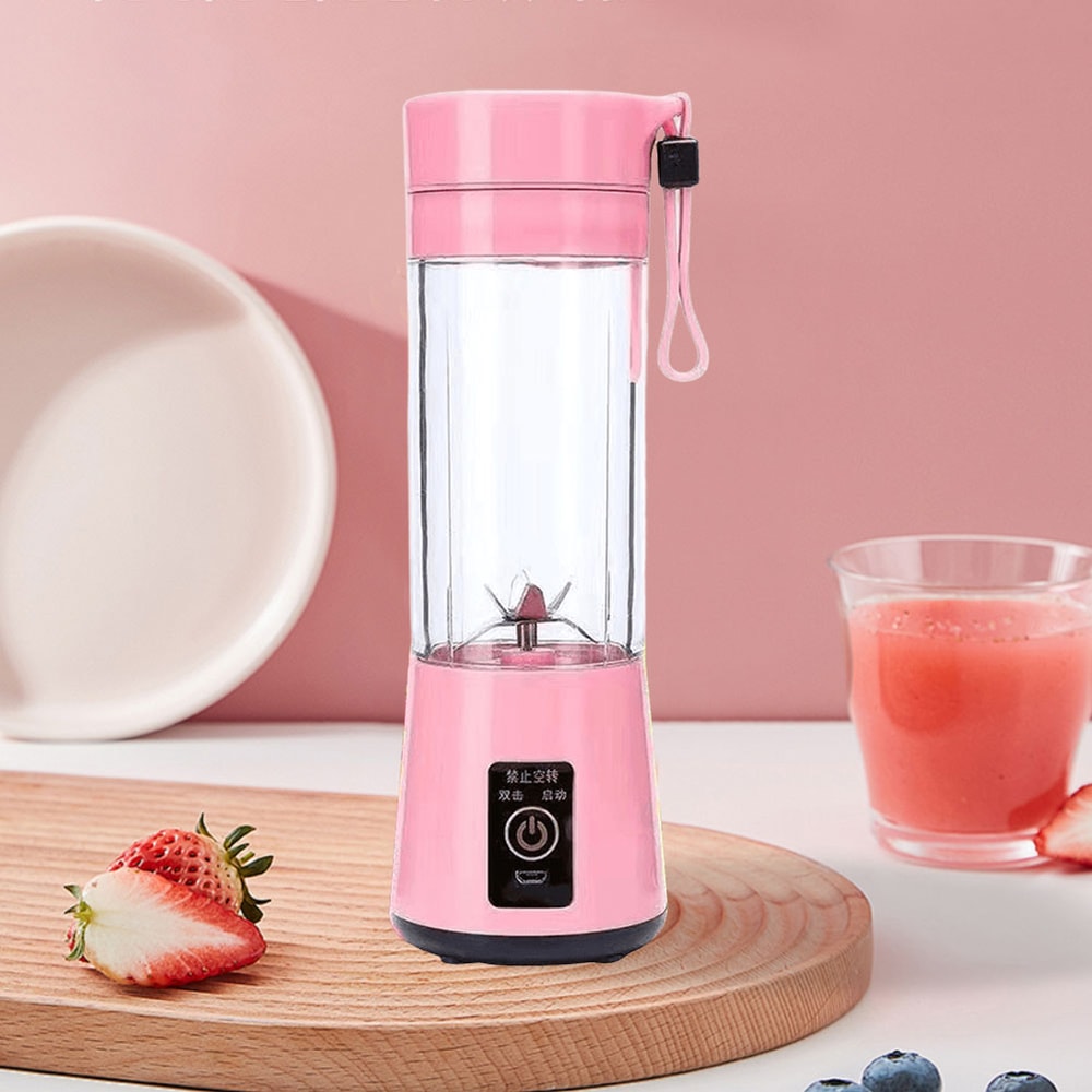 Multifunctional Smoothie Milkshake Maker, Crusher Food Processor with Mini Electric Juicer for Home, Office, Travel